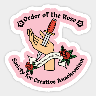 Every rose has its thorns... Sticker